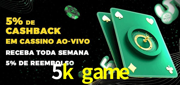 Promoções do cassino ao Vivo 5k game